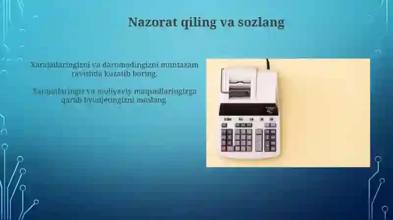 Byudjetni yaratish 4