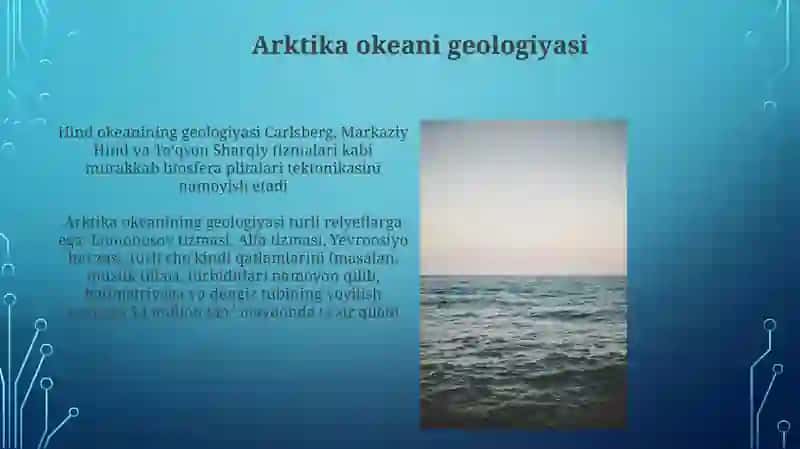 Hind okeani.Shimoliy Muz okeani 4