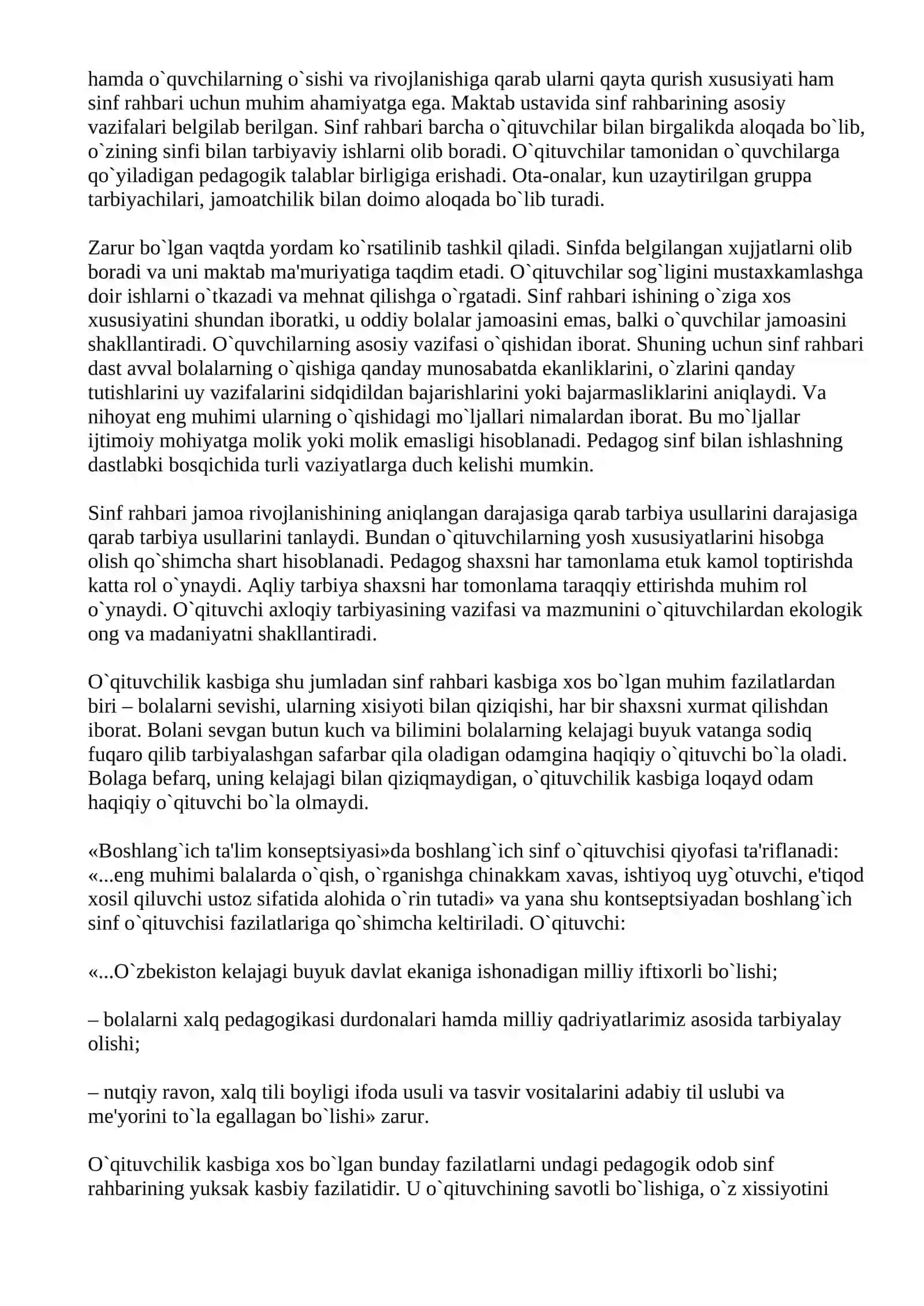 Sinf rahbari va o’quvchi o’rtasidagi hamkorlikni shakllantirish yo`llari 4