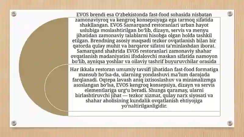 Oqtepa lavash bilan EVOS 4