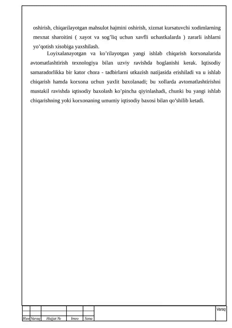 bug' Ishlab chiqarish jarayonlarini avtomatlashtirish 4