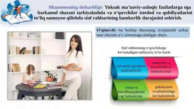 Sinf rahbar ish faoliyatini o'rganish usullari 4