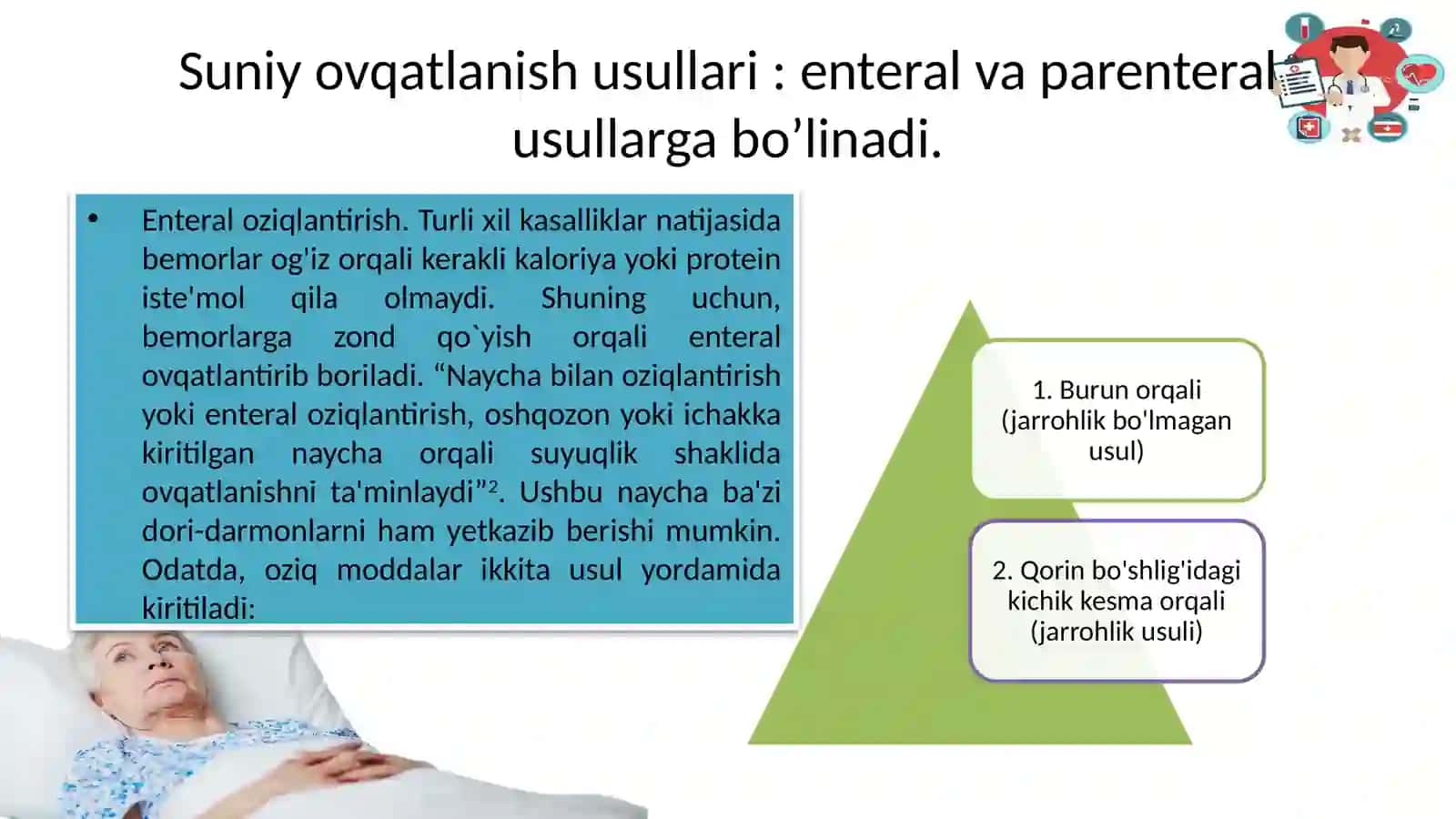 AHVOLI OG IR BEMORLARNI KEKSA VA QARIYALARNI OVQATLANTIRISH 4