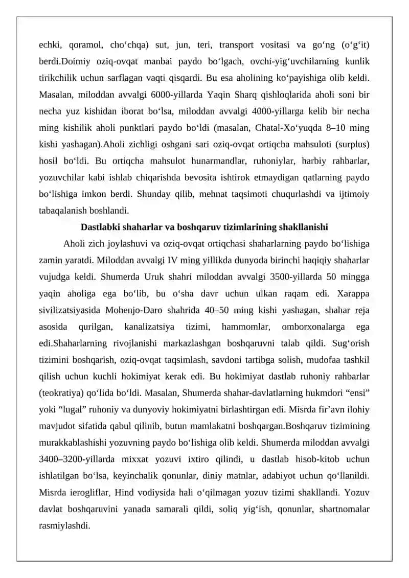 Qadimgi sivilizatsiyalar dunyosi 4