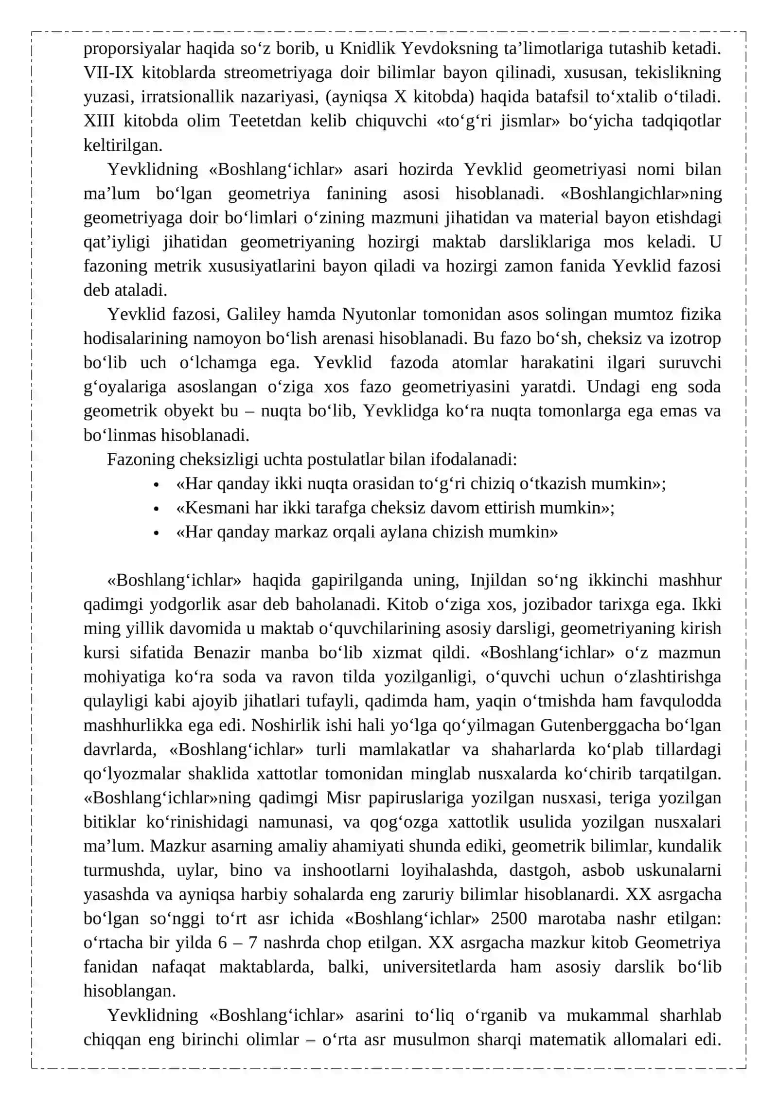 Evklid va Eratosfen hayoti va ijodi haqida maʼlumot 4