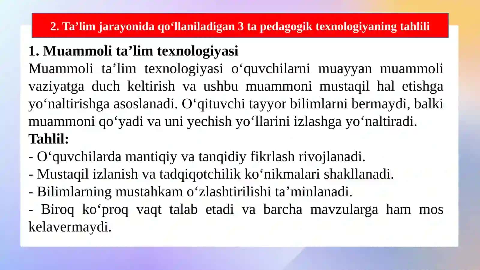 Zamonaviy pedagogik texnologiyalar 4