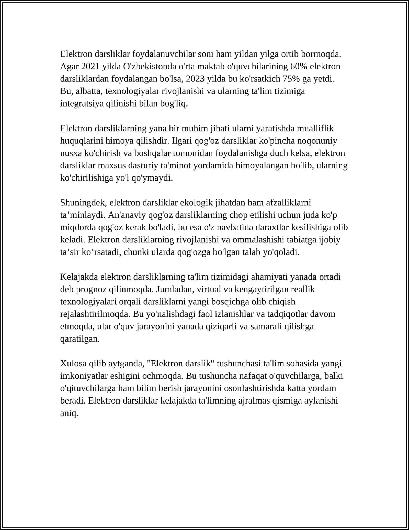 PEDAGOGIK KOMPETENTLIKNI SHAKLLANTIRISHDA ELEKTRON DARSLIKLAR YARATISH TEXNOLOGIYASI 4