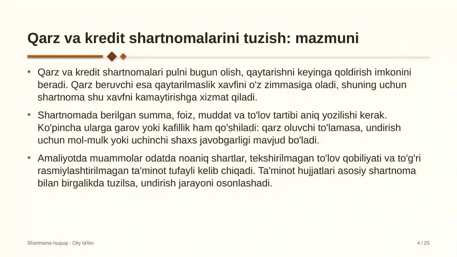 quvur transportida qarz va kredit shartnomalarini tuzish 6381 4