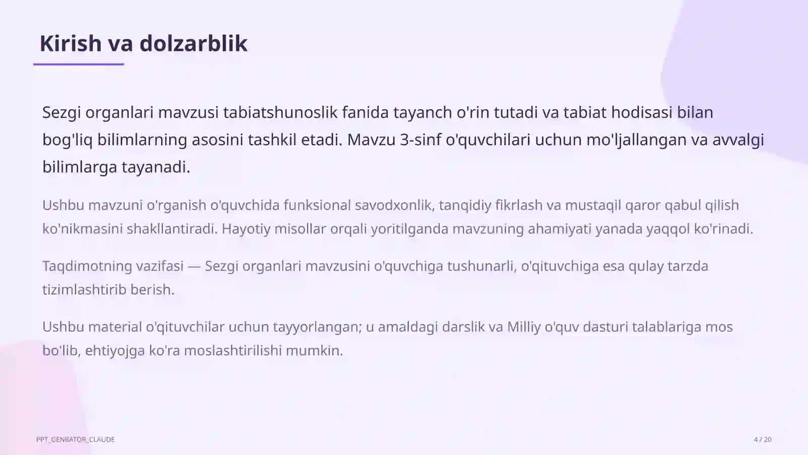 Sezgi organlari (3-sinf) 4