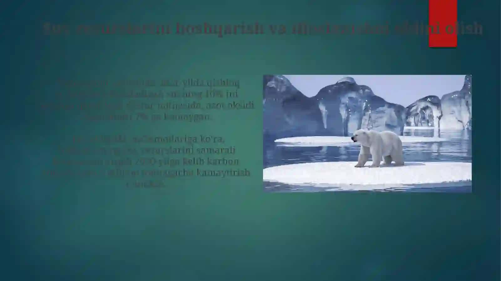 Antropogenomillarning biosferaga saʼlbiy taʼsiri kamaytirish 4