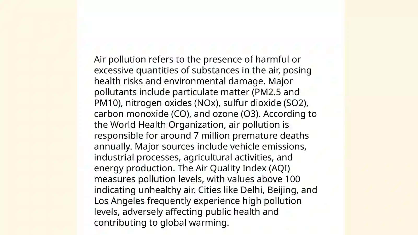 Ecological Problems 4