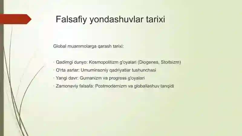 Globalmuammolarning falsafiy jihatlari 4