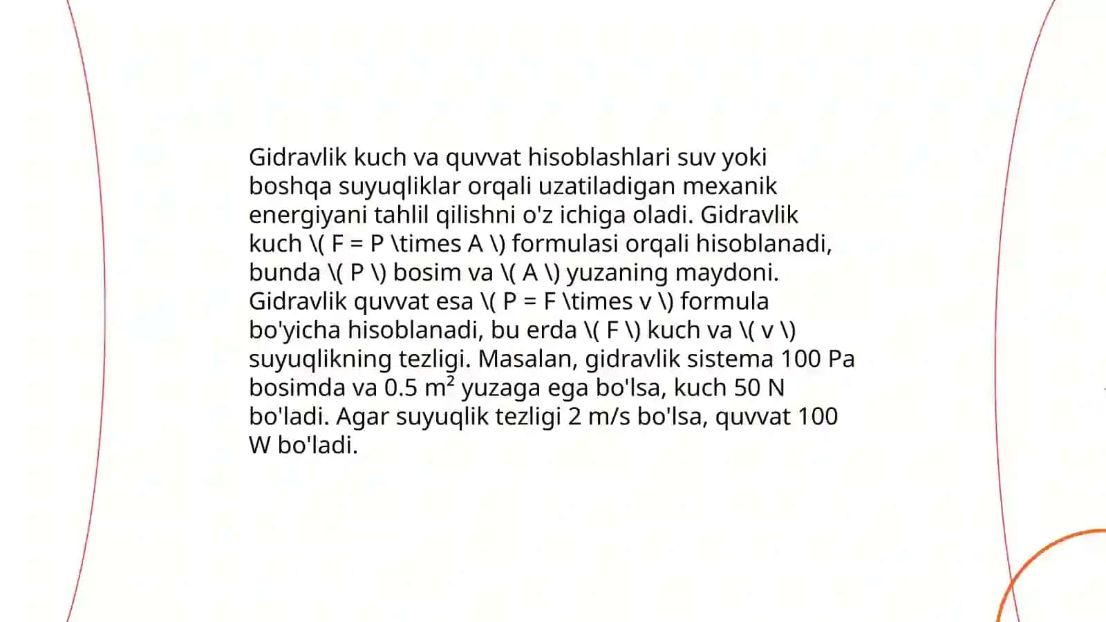 Mavzu: Suv turbinalari samaradorligi 4