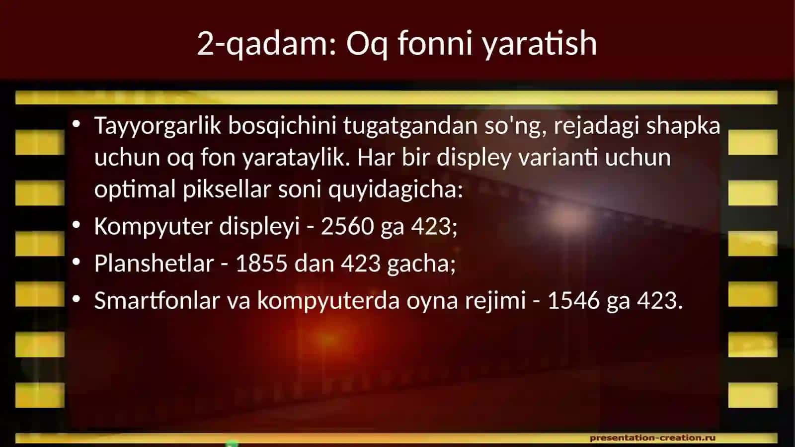 Ko‘rsatuvlaruchunko‘rsatuvshapkasinitayyorlash 4