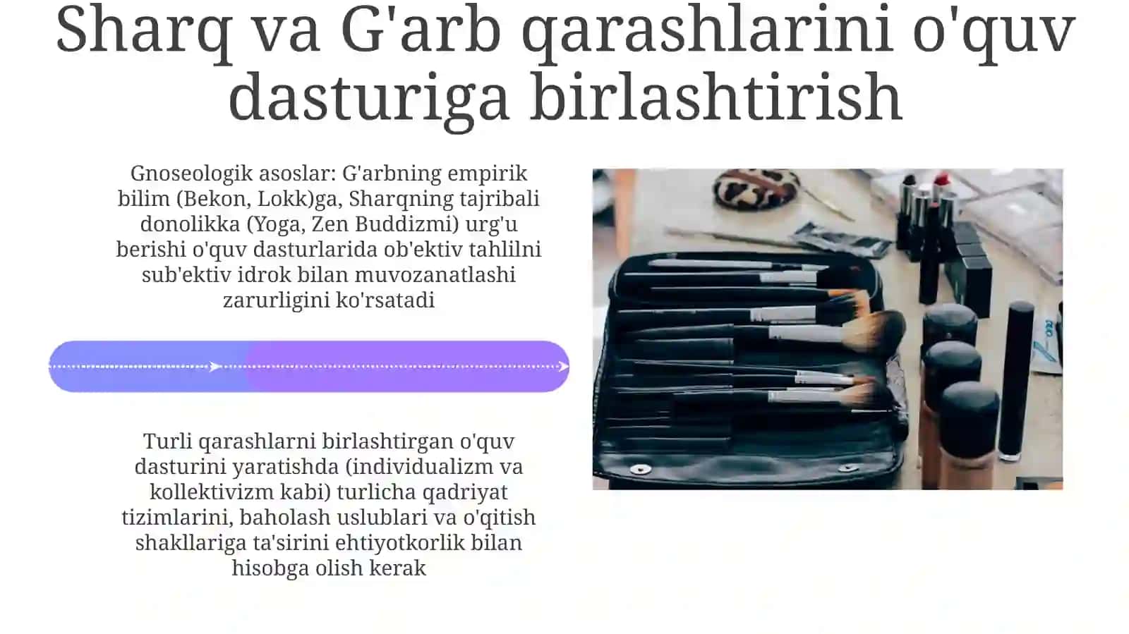 Sharq va G'arb mutafakkirlarining gnoseologik g'oyalari ta'lim jarayoniga asos sifatida 4