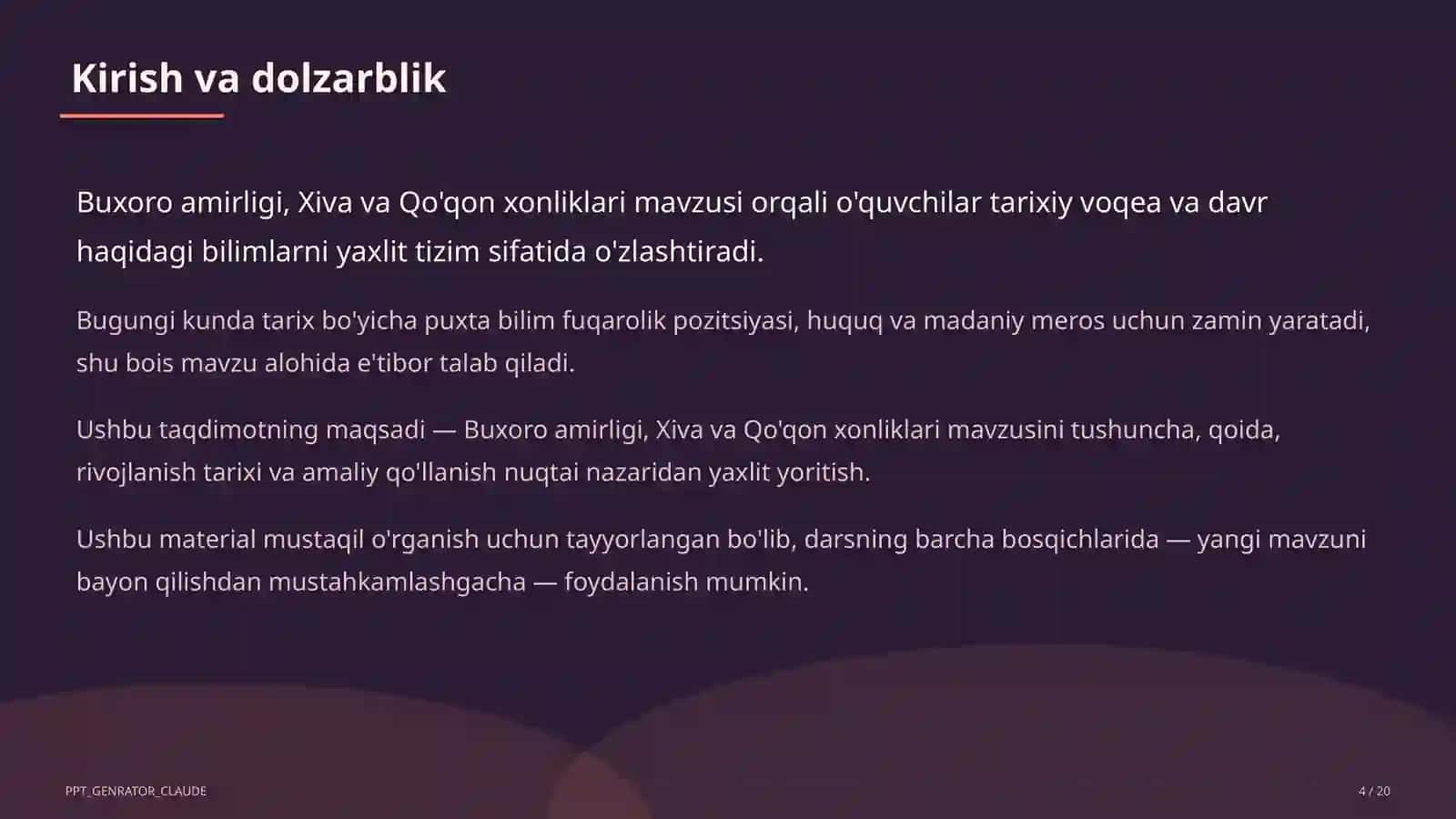 Buxoro amirligi, Xiva va Qo'qon xonliklari (8-sinf) 4