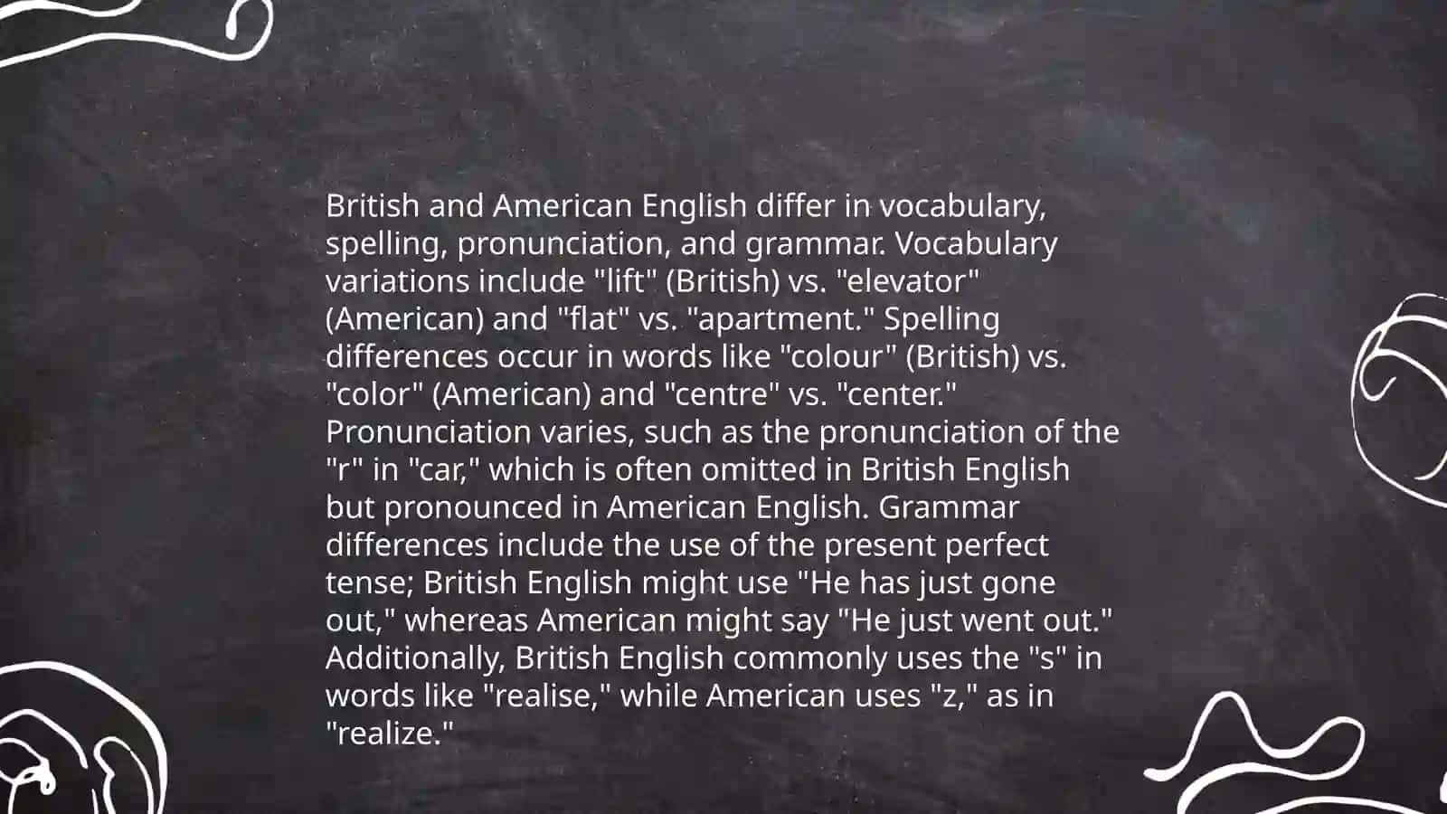 Language and dialects in English 4