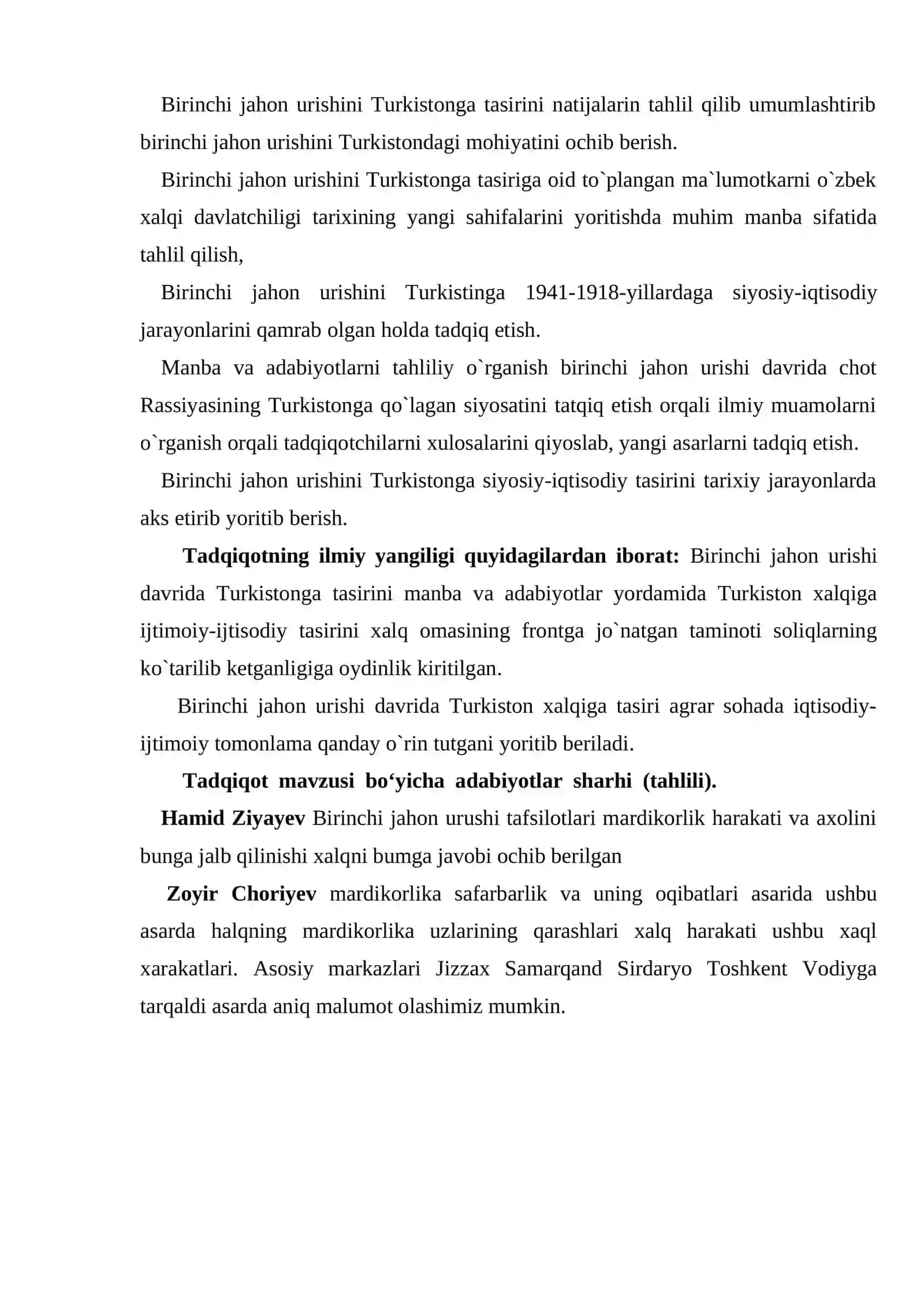 BIRINCHI JAHON URUSHI DAVRIDA TURKISTON O‘LKASINING IJTIMOIY-IQTISODIY HAYOT. 4
