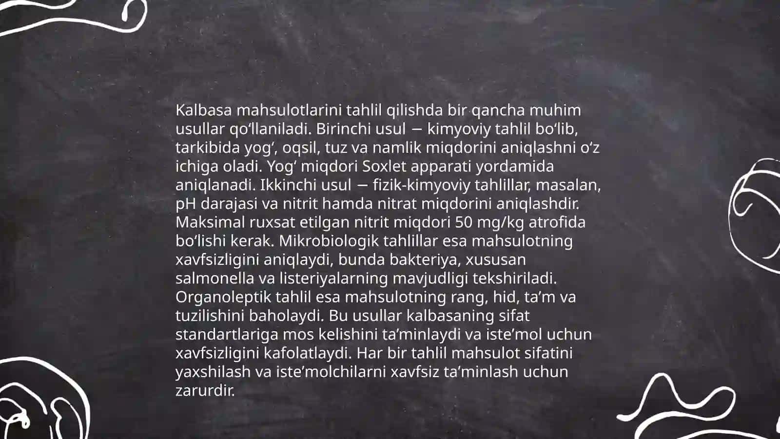 Kraxmal miqdorini aniqlash 4