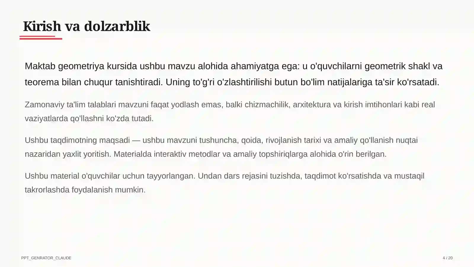 To'g'ri burchakli uchburchakda trigonometrik nisbatlar (8-sinf) 4