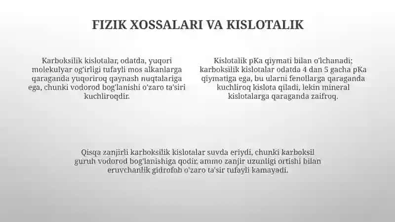 Karbon kislotalar 4
