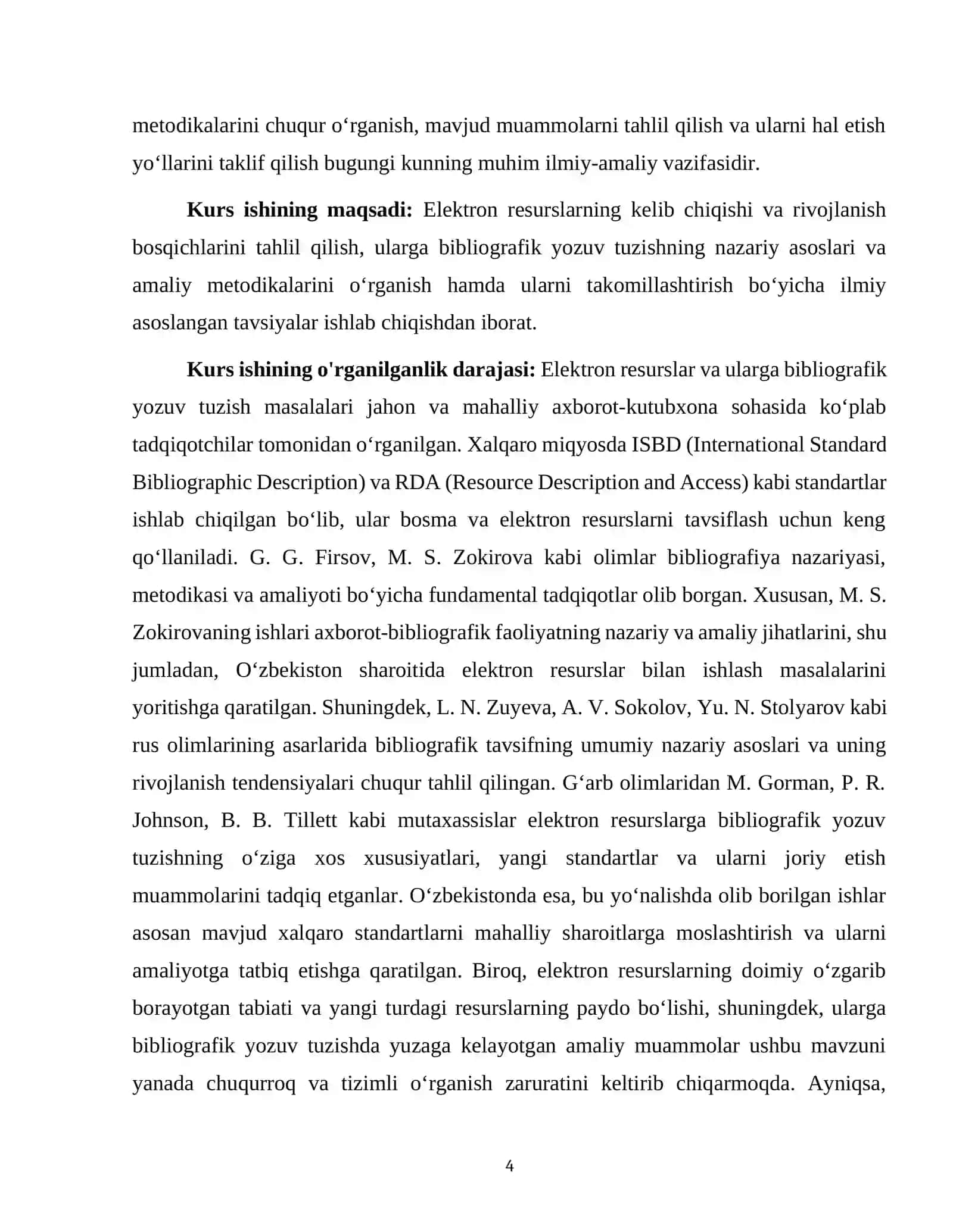Elektron resurslarning kelib chiqishi va ularga bibliografik yozuv tuzish metodikasi 4