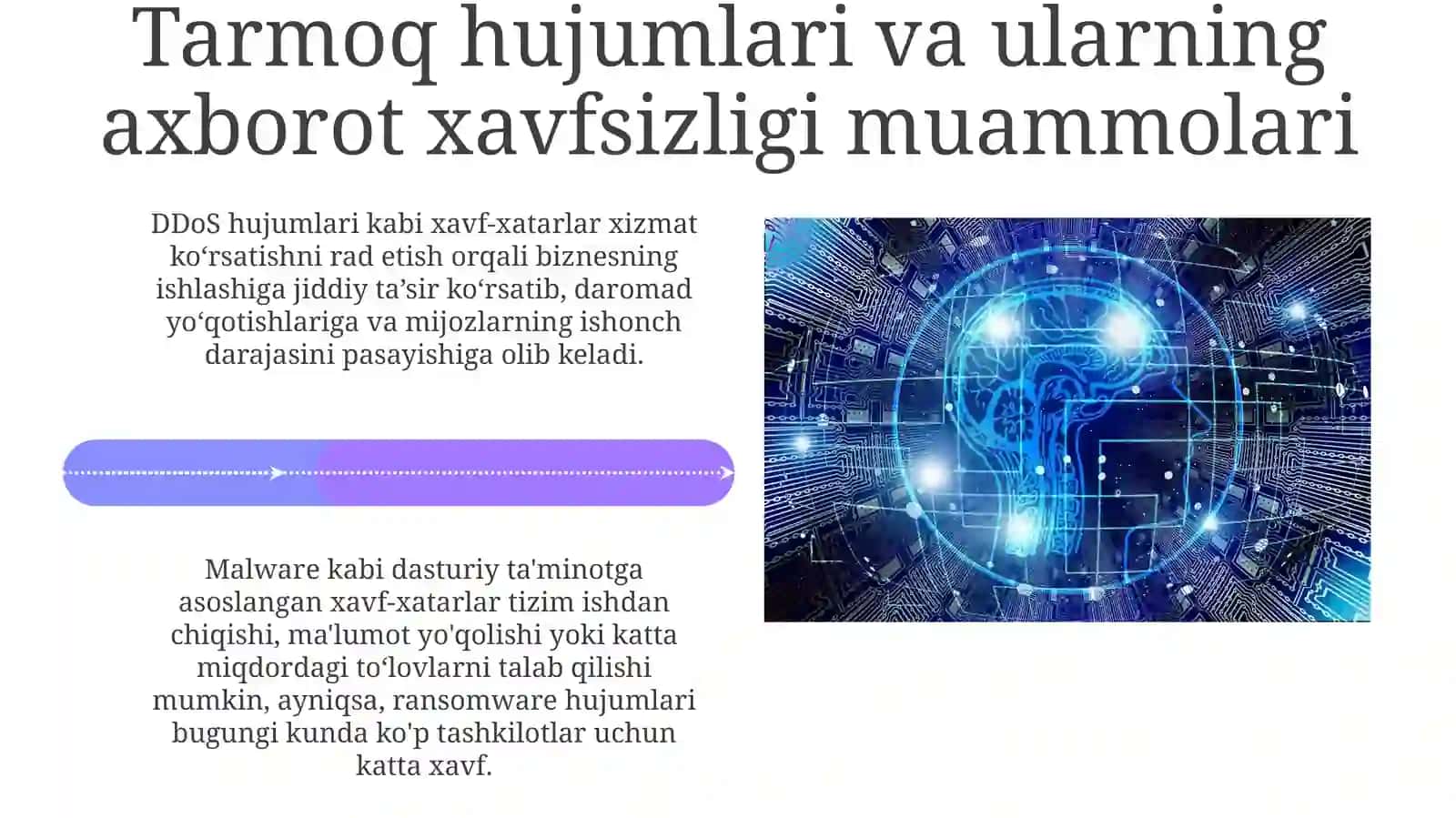 Tarmoq hujumlarini neyron tarmoqlari yordamida aniqlash usul va algoritmlari 4