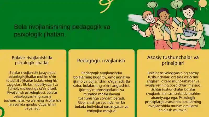 Maktabgacha Yoshdagi Bolalarning Rivojlanishi 4