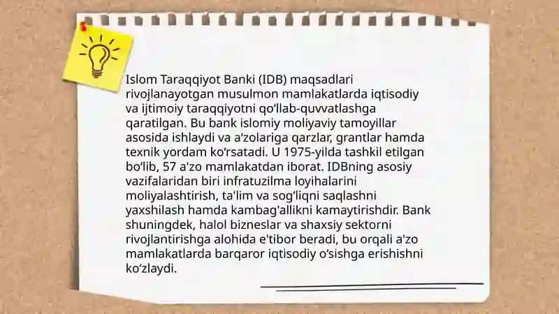 Islom Taraqqiyot Banki 4