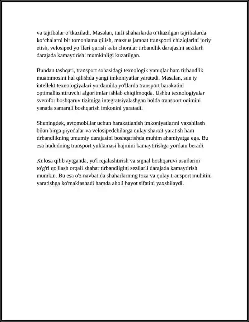 TRANSPORTGA OID MASALALAR VA ULARNI YECHISH USULLARI 4