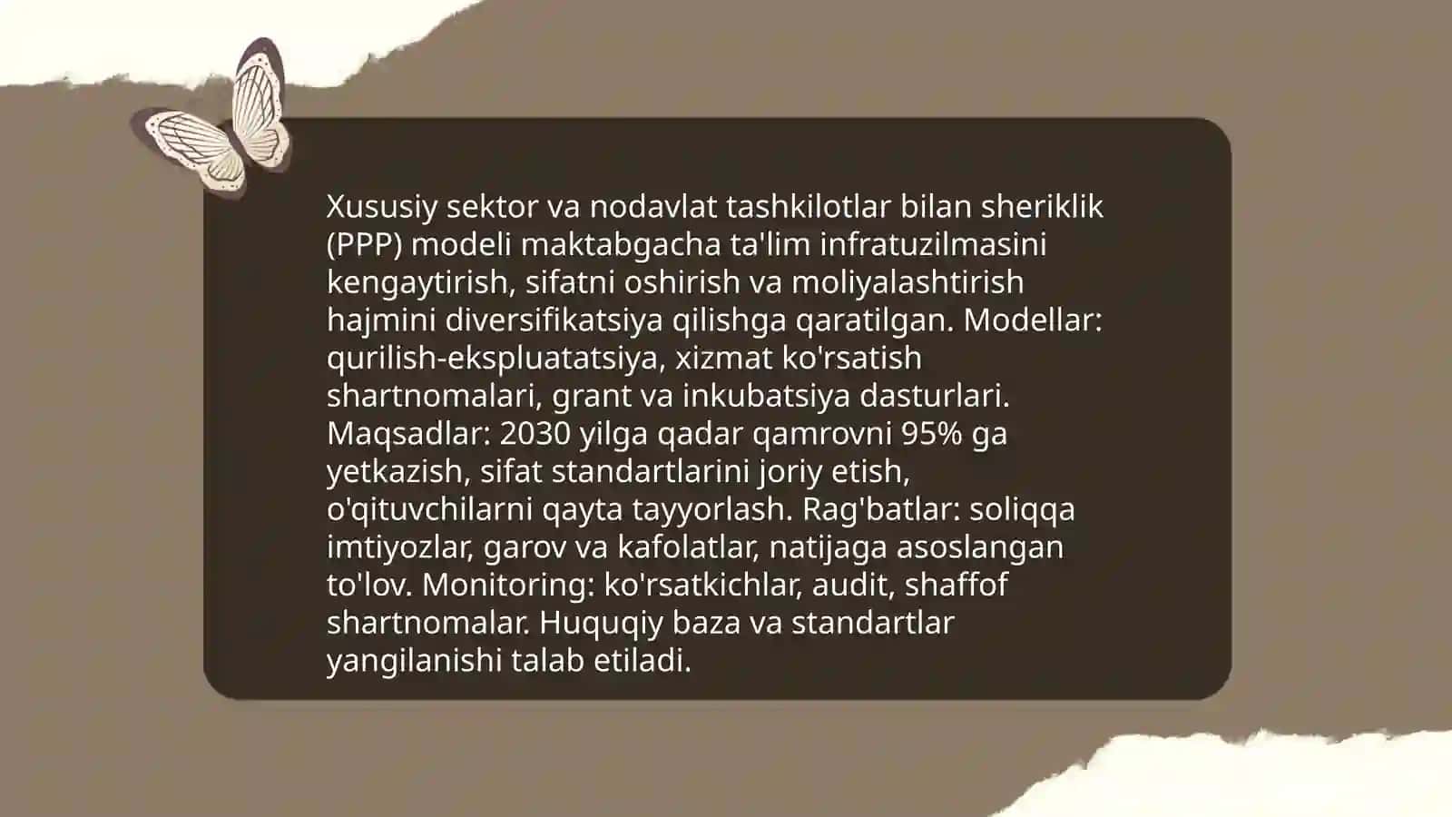 Konsepsiyaning 15-bobida huquqiy va normativ-huquqiy bazani takomillashtirishga doir chora-tadbirlar 4