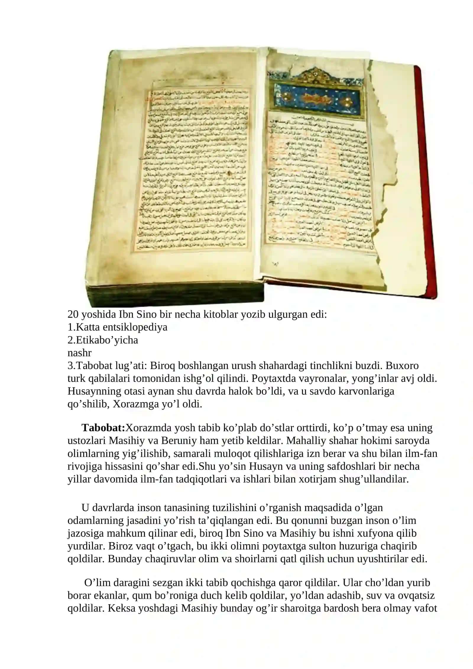 ABU ALI IBN SINO BUYUK QOMUSIY ALLOMA 4