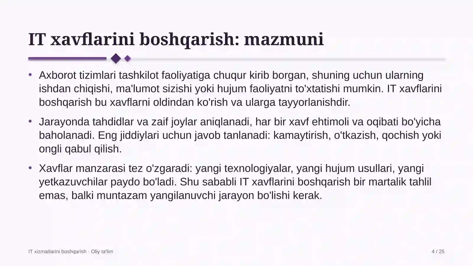 qo'g'irchoq teatrlarida axborot texnologiyalari xavflarini boshqarish 6094 4