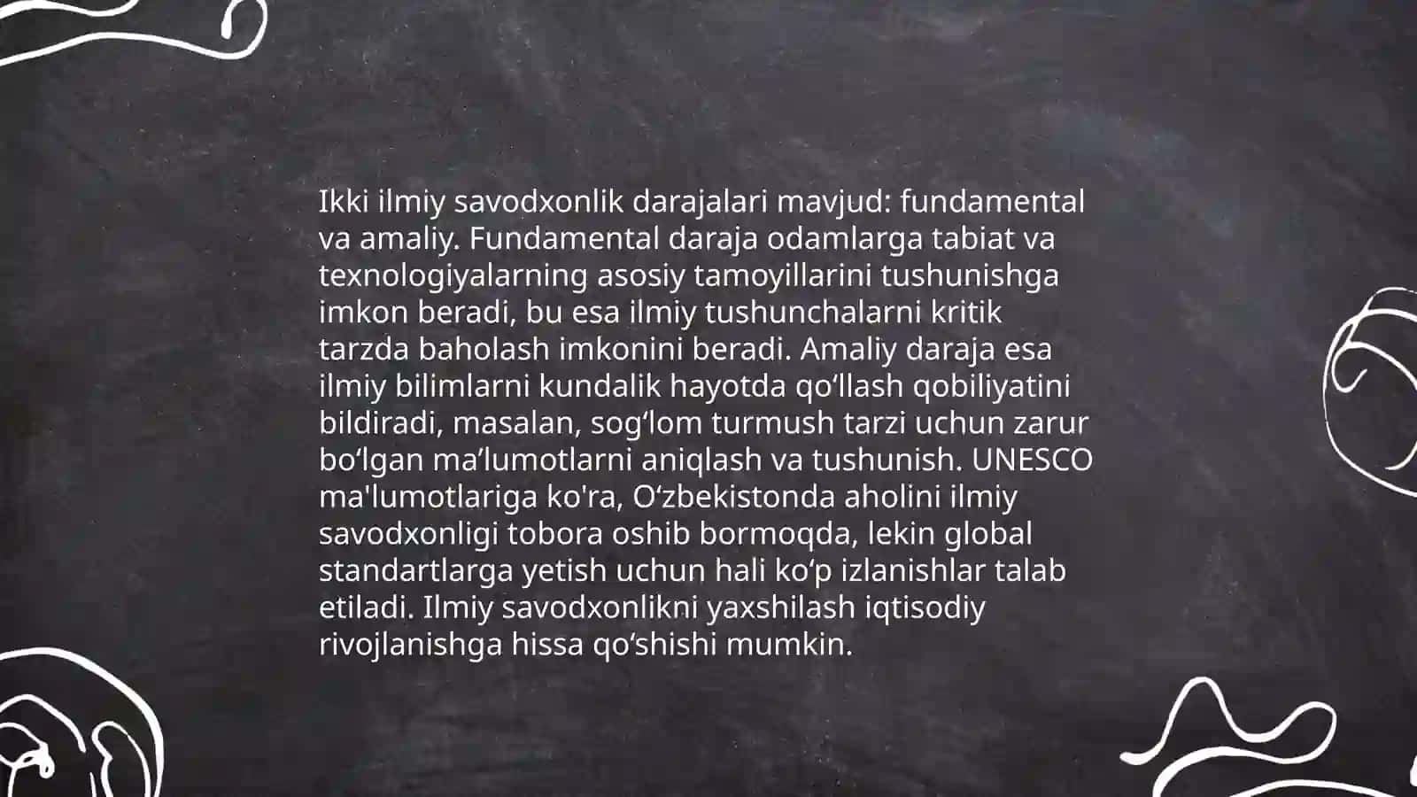 TIMSS va PISA Xalqaro baholash dasturining standartlari (Frame Work)dan qayd etilgan topshiriqlar namunalari va ulardan foydalanish metodlari 4