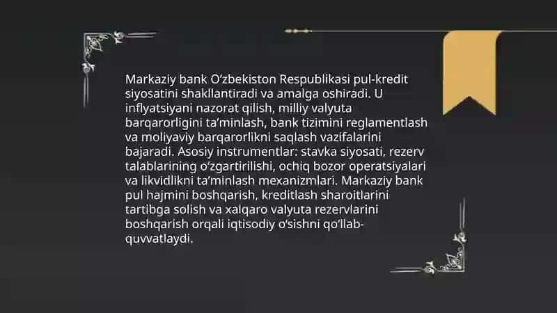Oʻzbekiston moliyasi 4