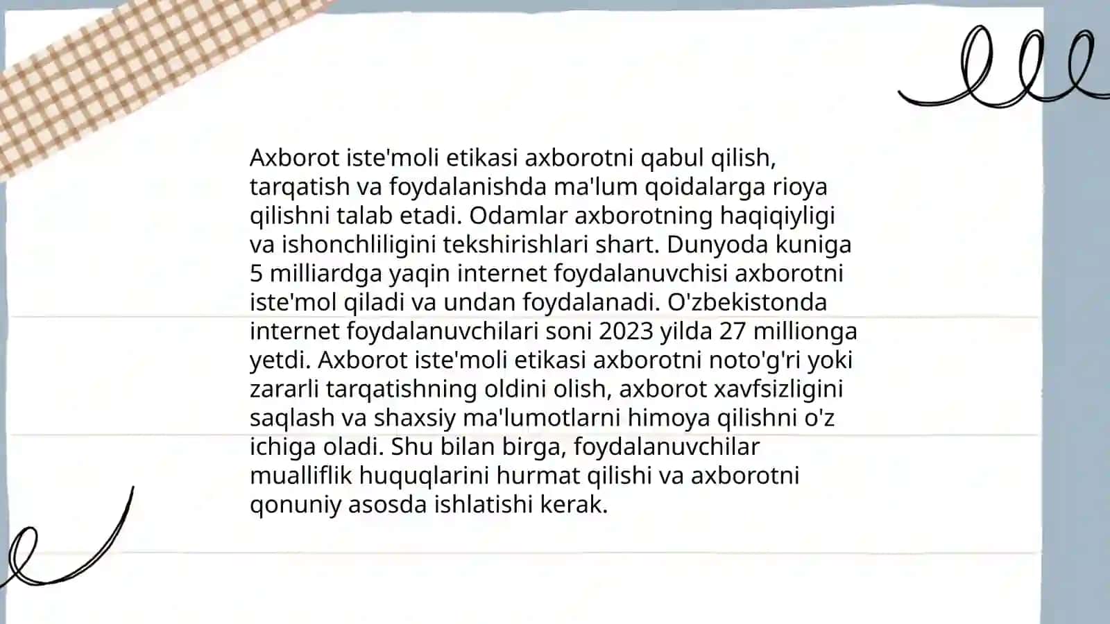 O'quvchilarda axborat iste'moli madaniyatini shakllantirish 4