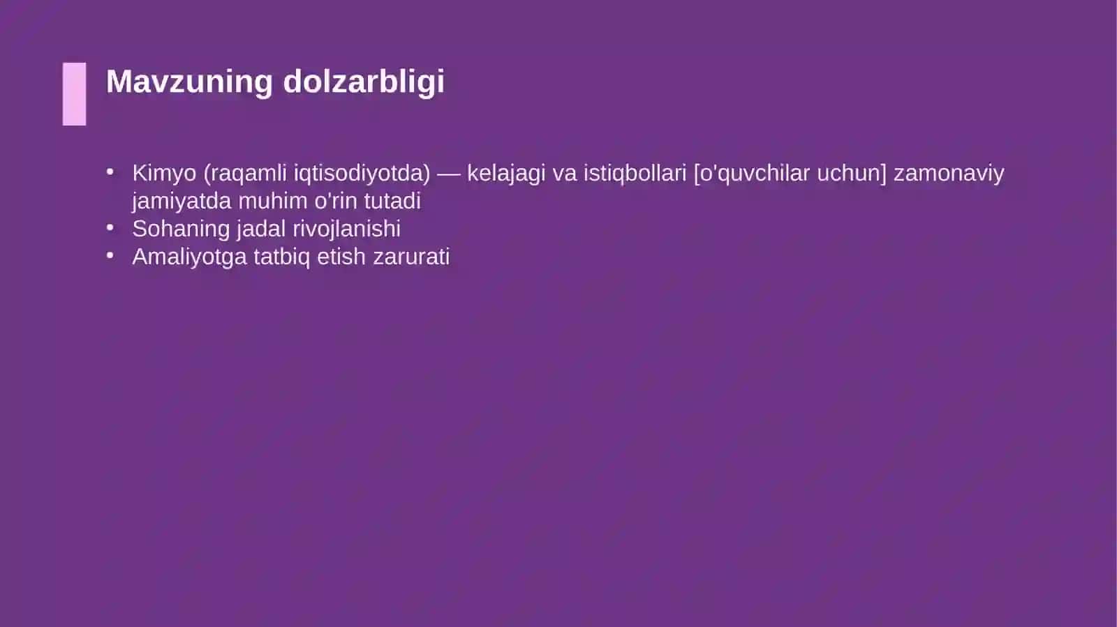 Kimyo (raqamli iqtisodiyotda) — kelajagi va istiqbollari [o'quvchilar uchun] 4