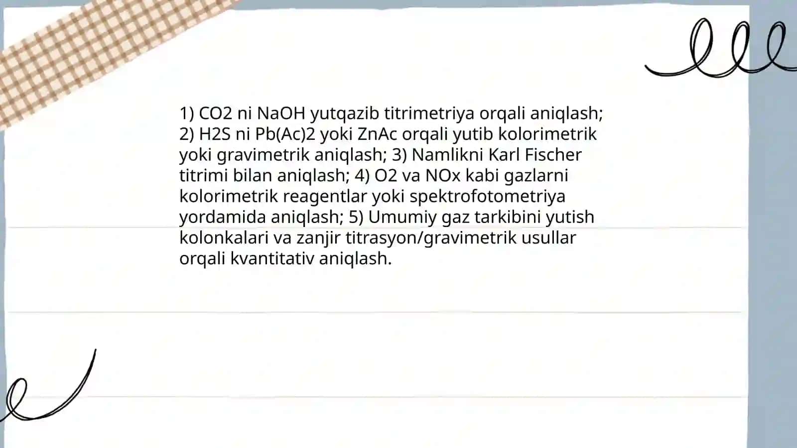 Gaz markasini aniqlash 4
