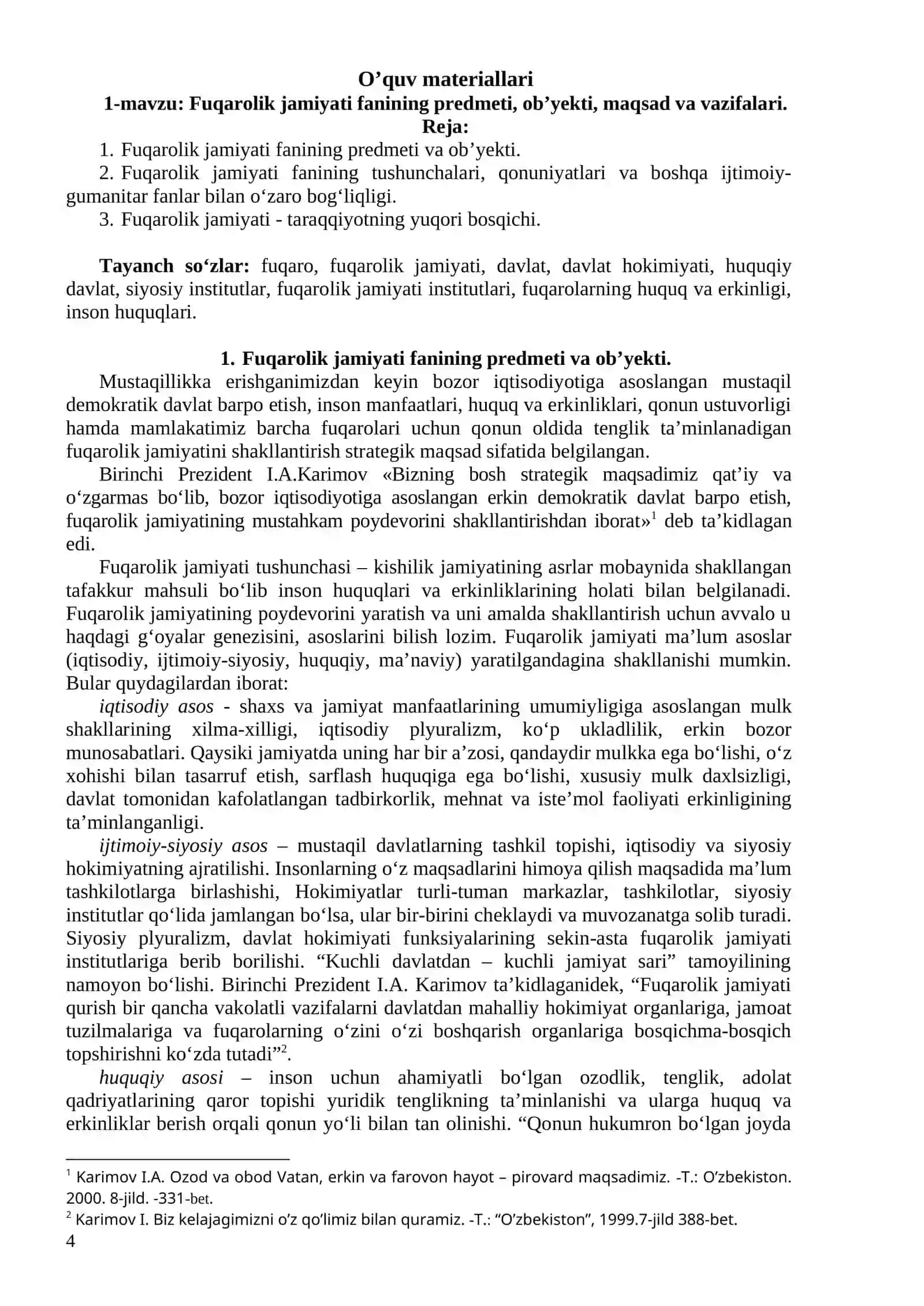 O‘zbеkistоnda dеmоkratik jamiyat qurish nazariyasi 4