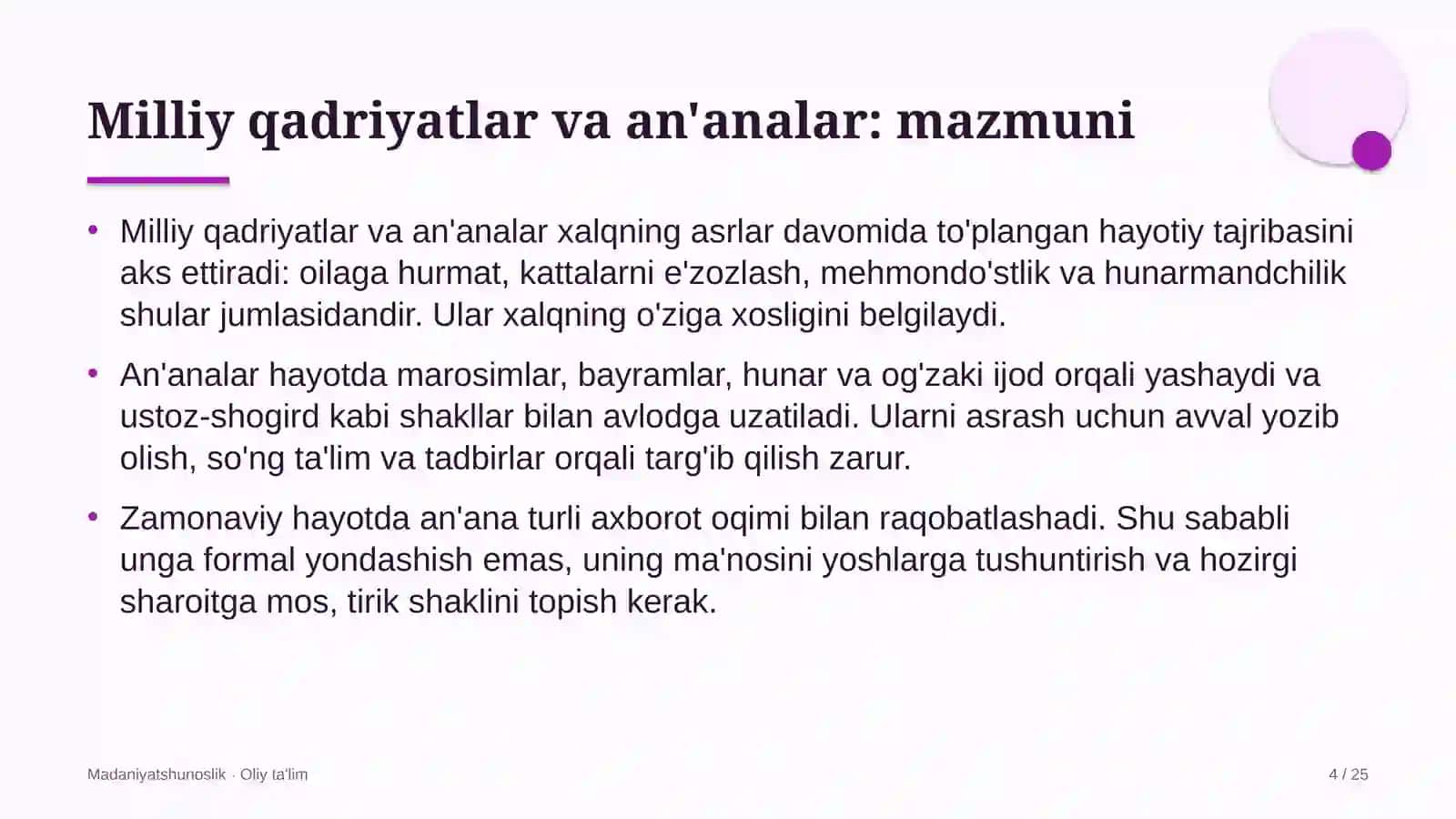 stomatologiya klinikalarida milliy qadriyatlar va an'analar 8579 4