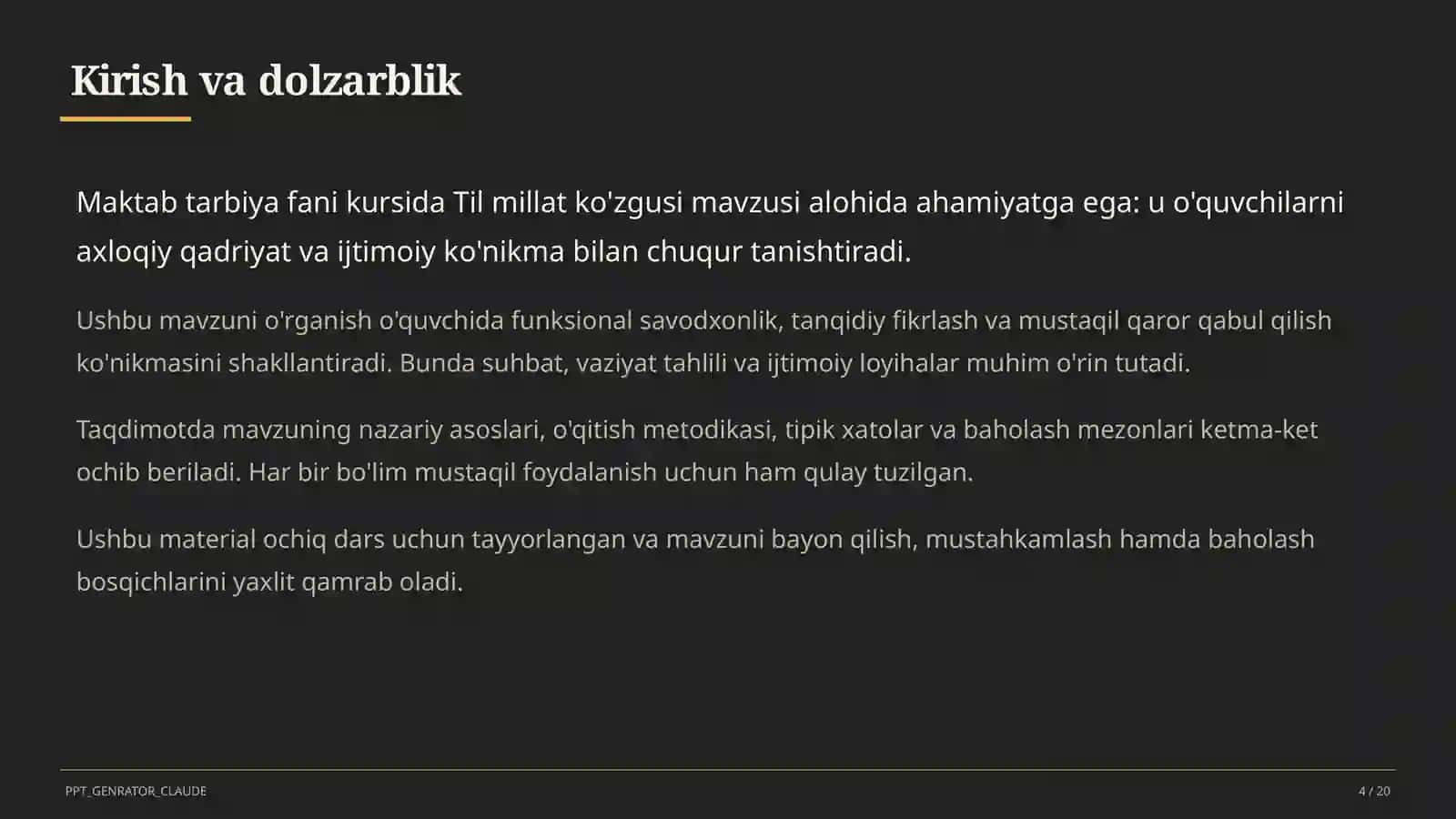 Til millat ko'zgusi (6-sinf) 4