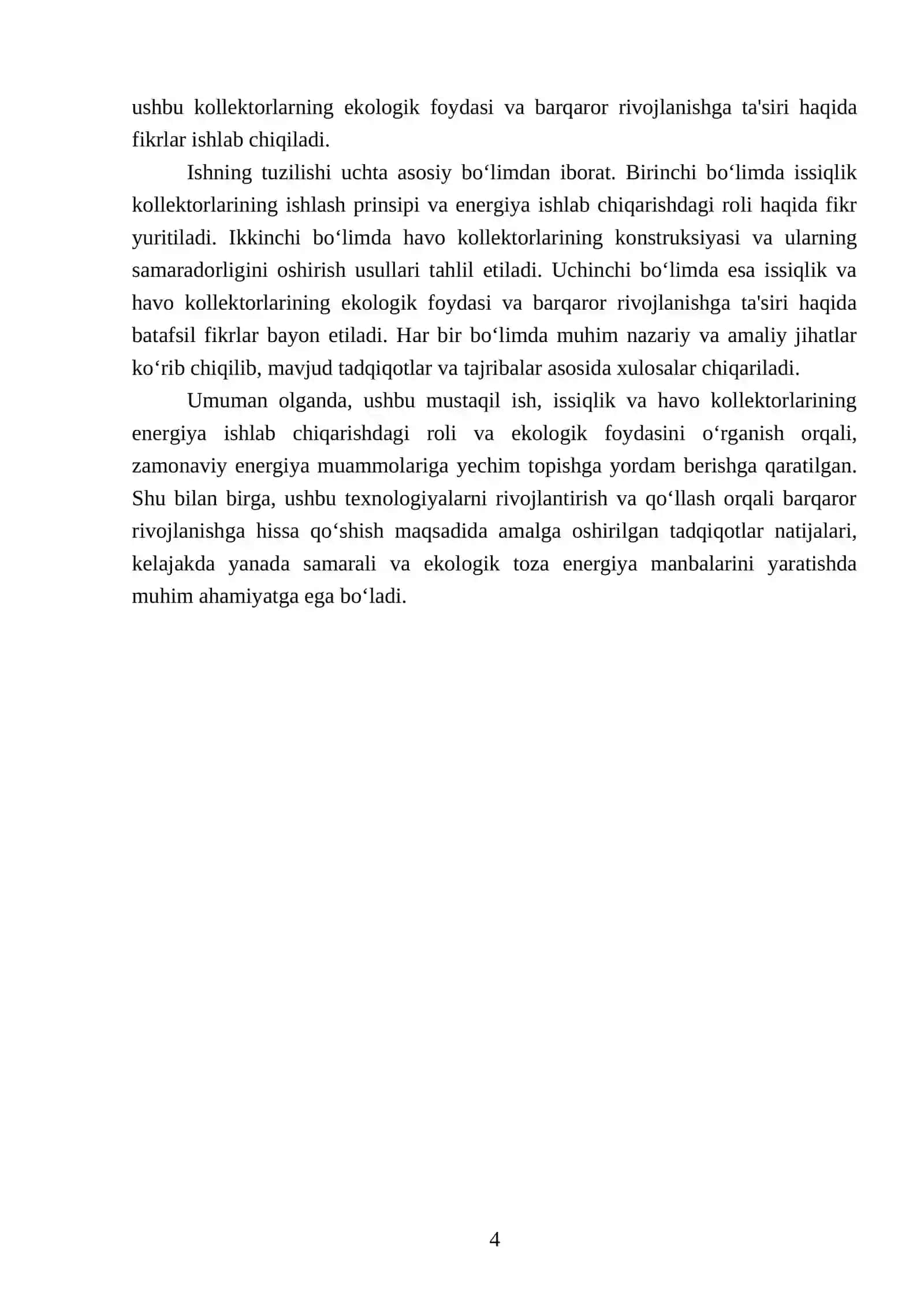 Issiqlik va havo kollektorlari 4