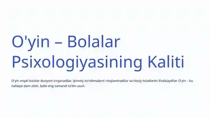 Maktabgacha Yosh Davri Psixologiyasi: Bolalar Ongining Sirli Dunyosi 4