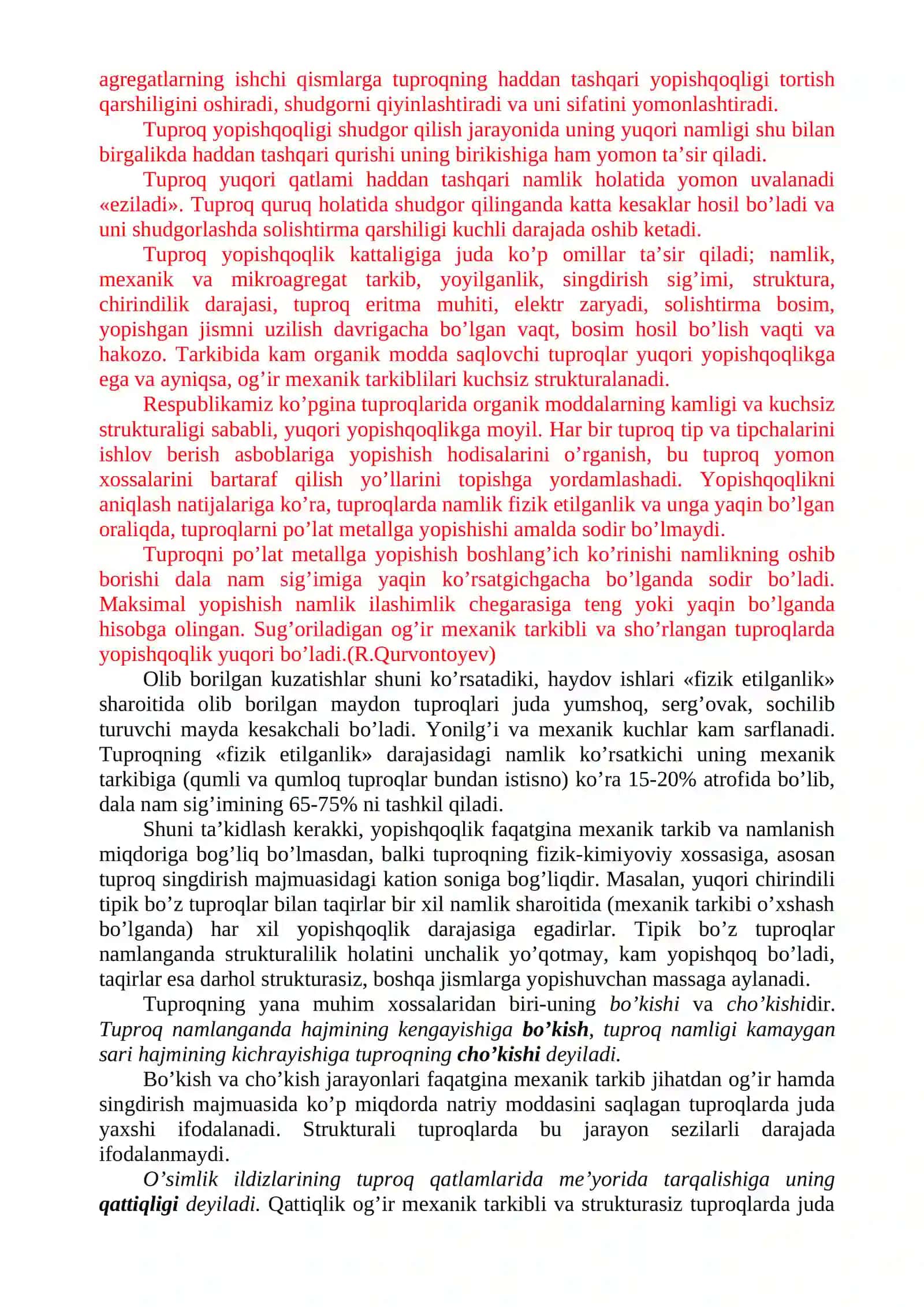 Bob. Tuproqning fizik-mexanik xossalari 4