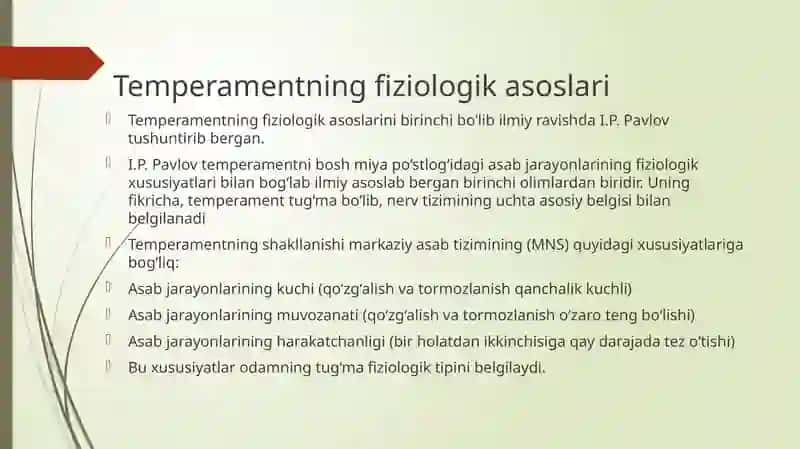 Temperament 4