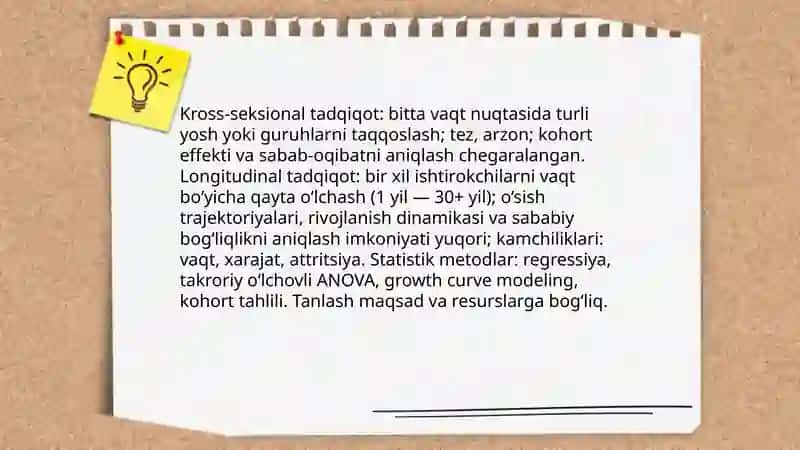 Hozirgi zamon psixologiyasining tadqiqot metodlari 4