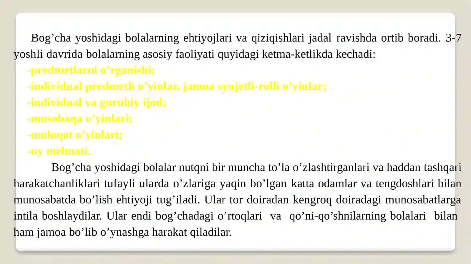 MAKTABGACHA YOSH DAVRI 4