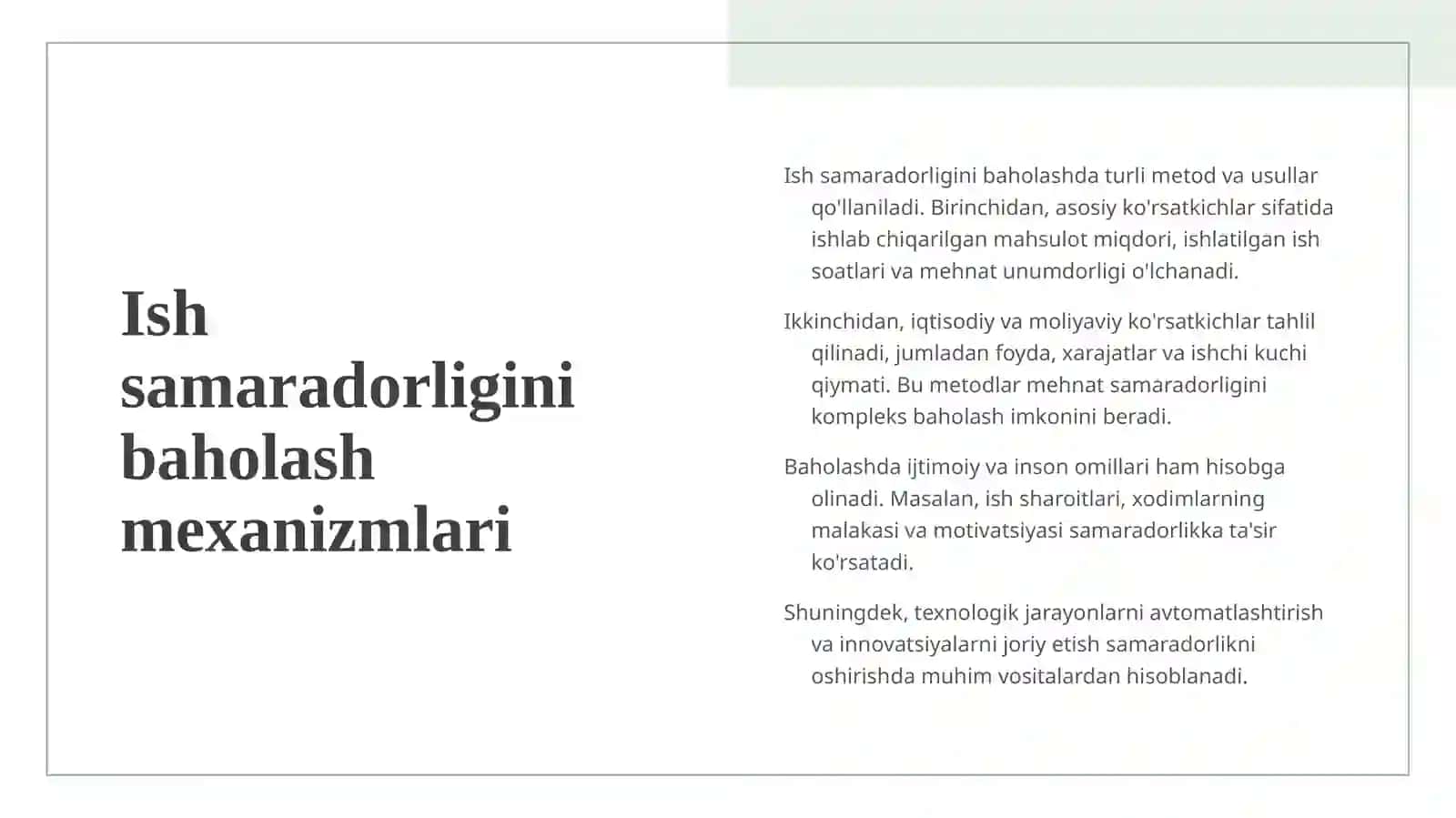 Sanoat tarmoqlarida mehnat unimdorligini oshirish omillari tahlili (ekonometrik tahlil asosida) 4