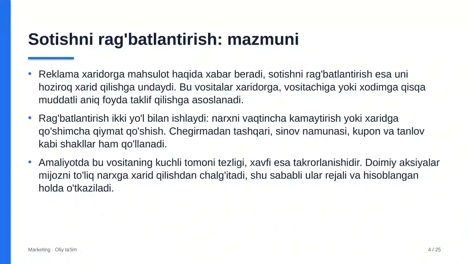 eksport faoliyatida sotishni rag'batlantirish 9786 4