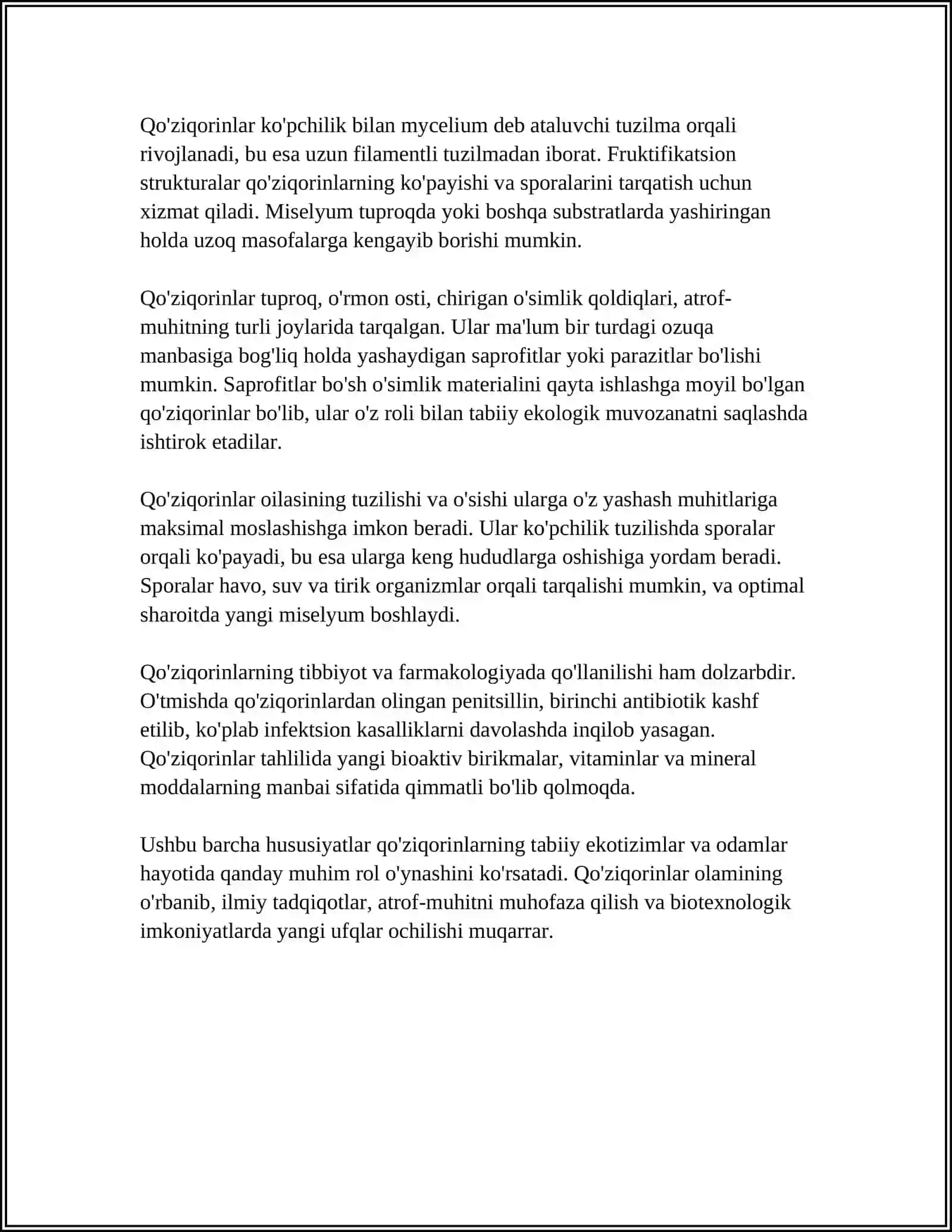 QOQIOʻTDOSHLAR OILASIDAGI TURLAR BIALOGIYASI EKALOGIYASI AREALI VA QISHLOQ XOʻJALIGIDAGI AHAMYATI 4